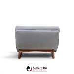 adrian pearsall for craft associates mid century walnut rocking wave chaise lounge chair