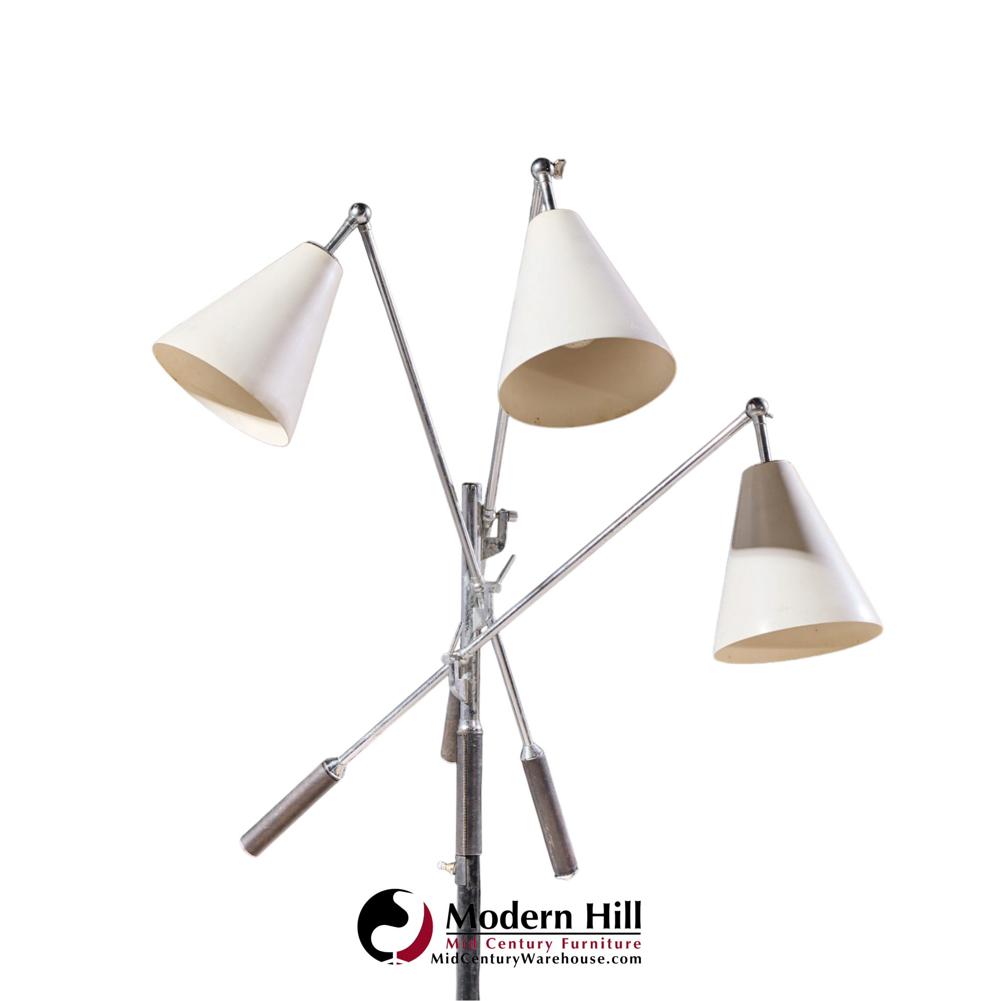 angelo lelli for arredoluce triennial mid century italian floor lamp