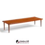 arne vodder style mid century danish teak coffee table