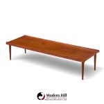 arne vodder style mid century danish teak coffee table