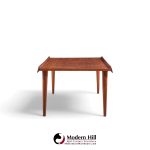 arne vodder style mid century danish teak coffee table