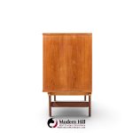 arne vodder style mid century danish teak sliding door credenza