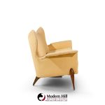 ben seibel mid century walnut gala sofa