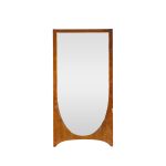 broyhill brasilia mid century walnut mirror
