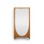 broyhill brasilia mid century walnut mirror