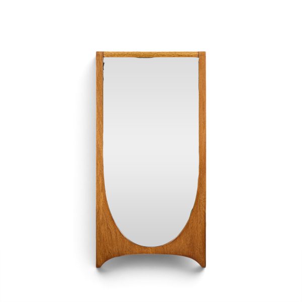 broyhill brasilia mid century walnut mirror