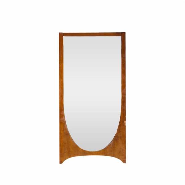 broyhill brasilia mid century walnut mirror