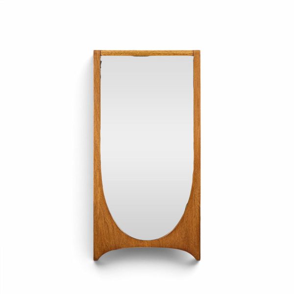 broyhill brasilia mid century walnut mirror