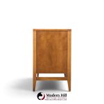 broyhill brasilia walnut and brass mid century credenza