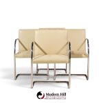 brueton mid century brno chairs - set of 4
