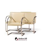 brueton mid century brno chairs - set of 4