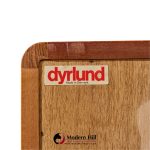 dyrlund mid century danish teak tambour door armoire highboy dresser