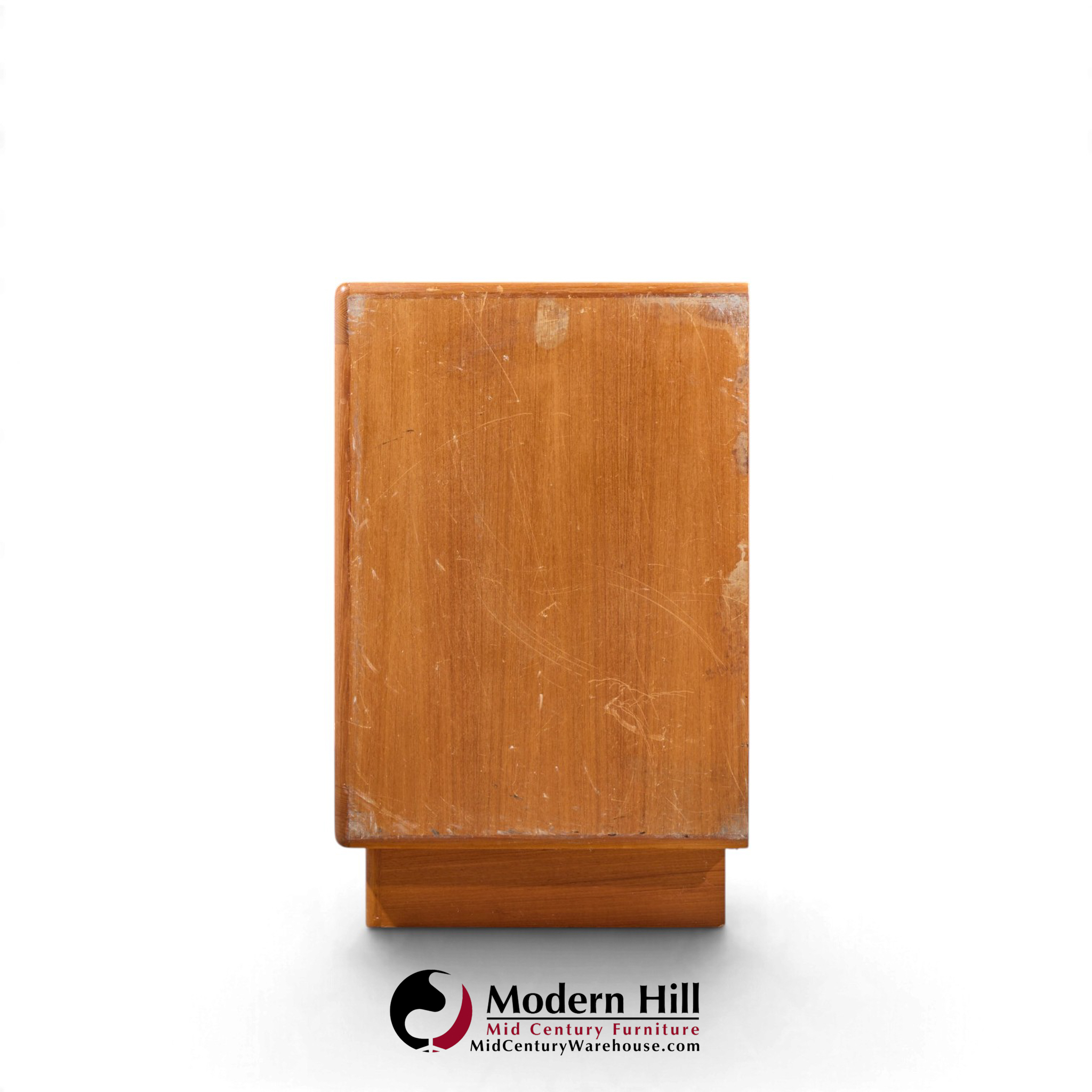 dyrlund mid century danish teak tambour door credenza
