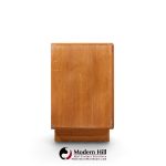 dyrlund mid century danish teak tambour door credenza