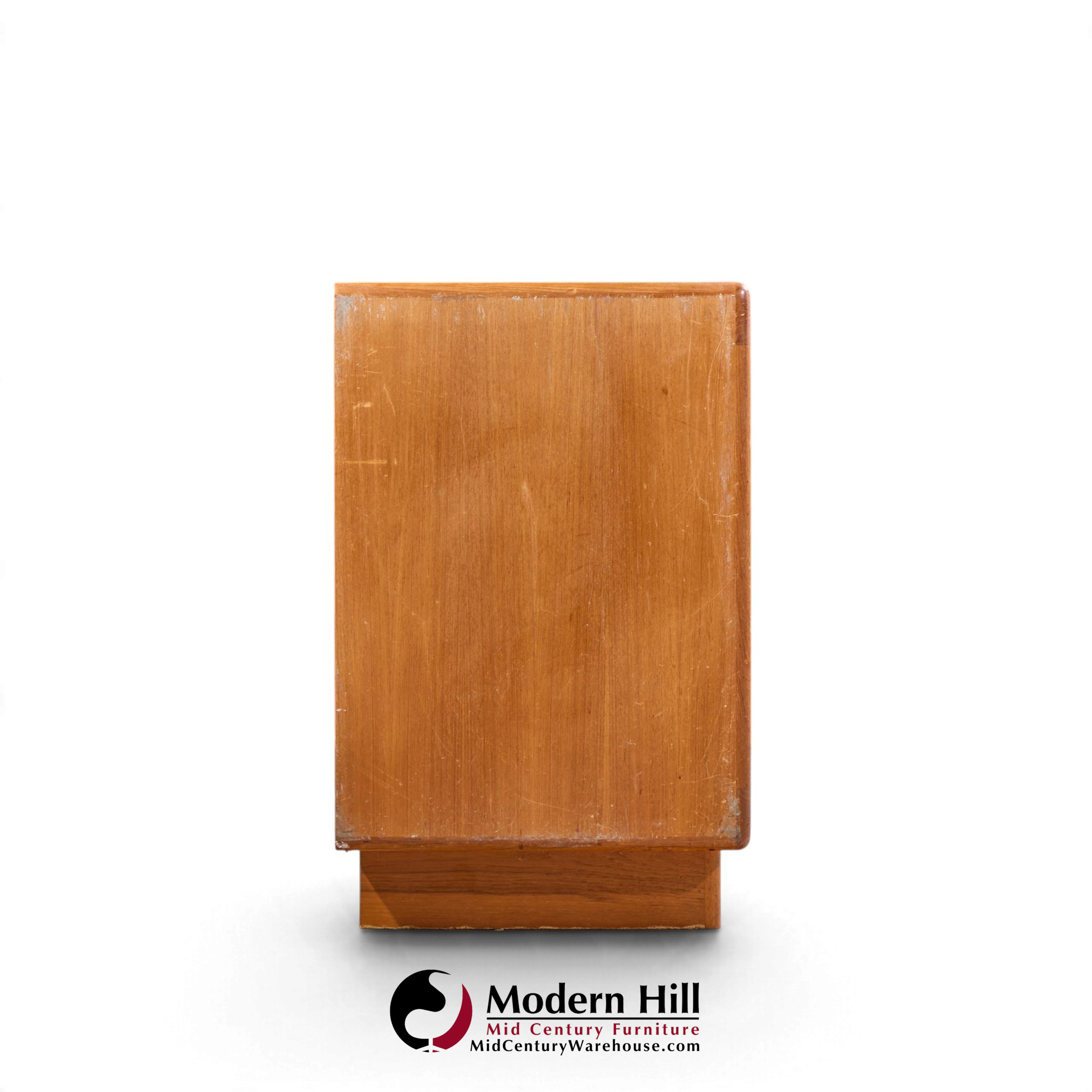 dyrlund mid century danish teak tambour door credenza