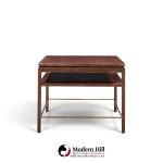 edward wormley for dunbar mid century mahogany and brass coffee table