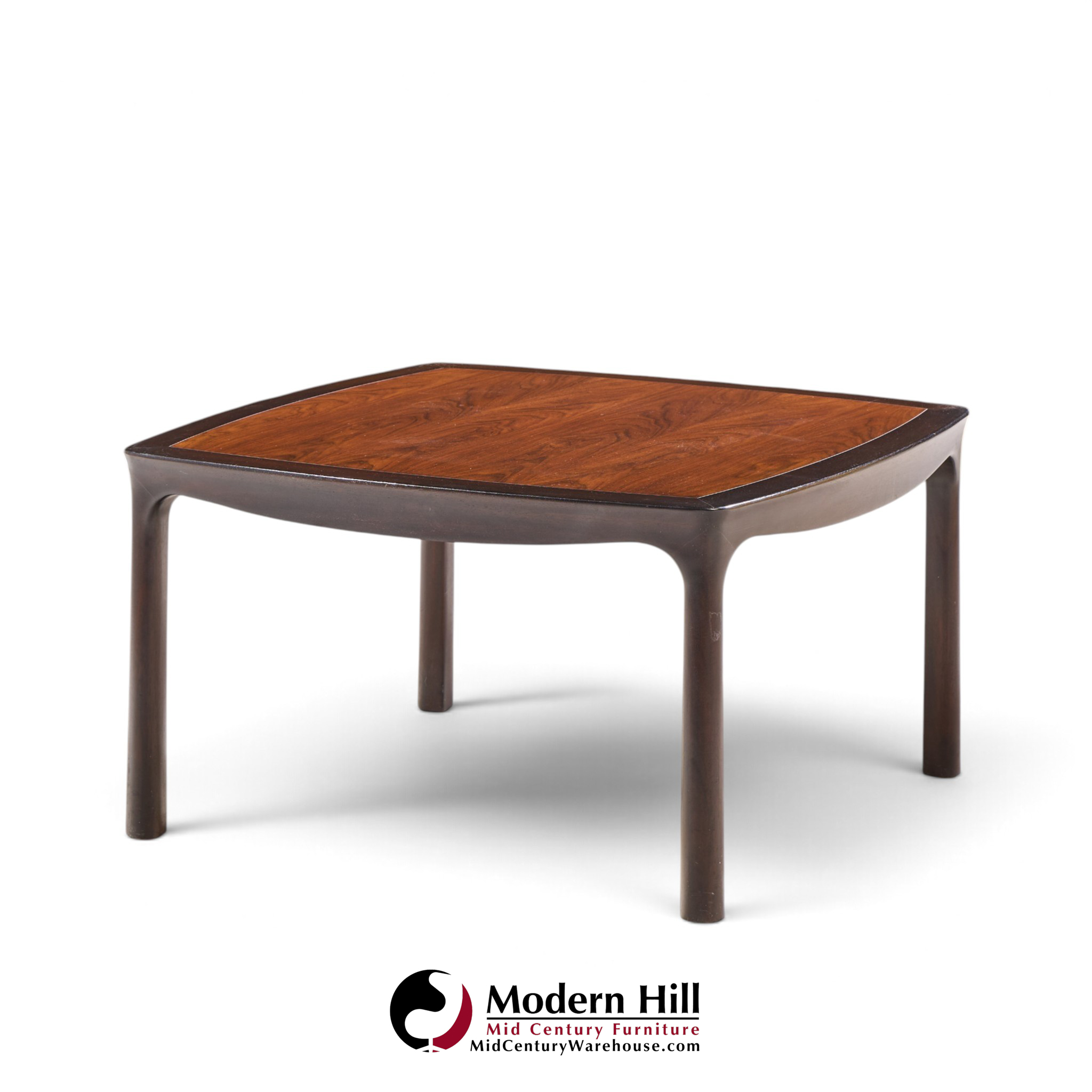 edward wormley for dunbar mid century rosewood coffee table