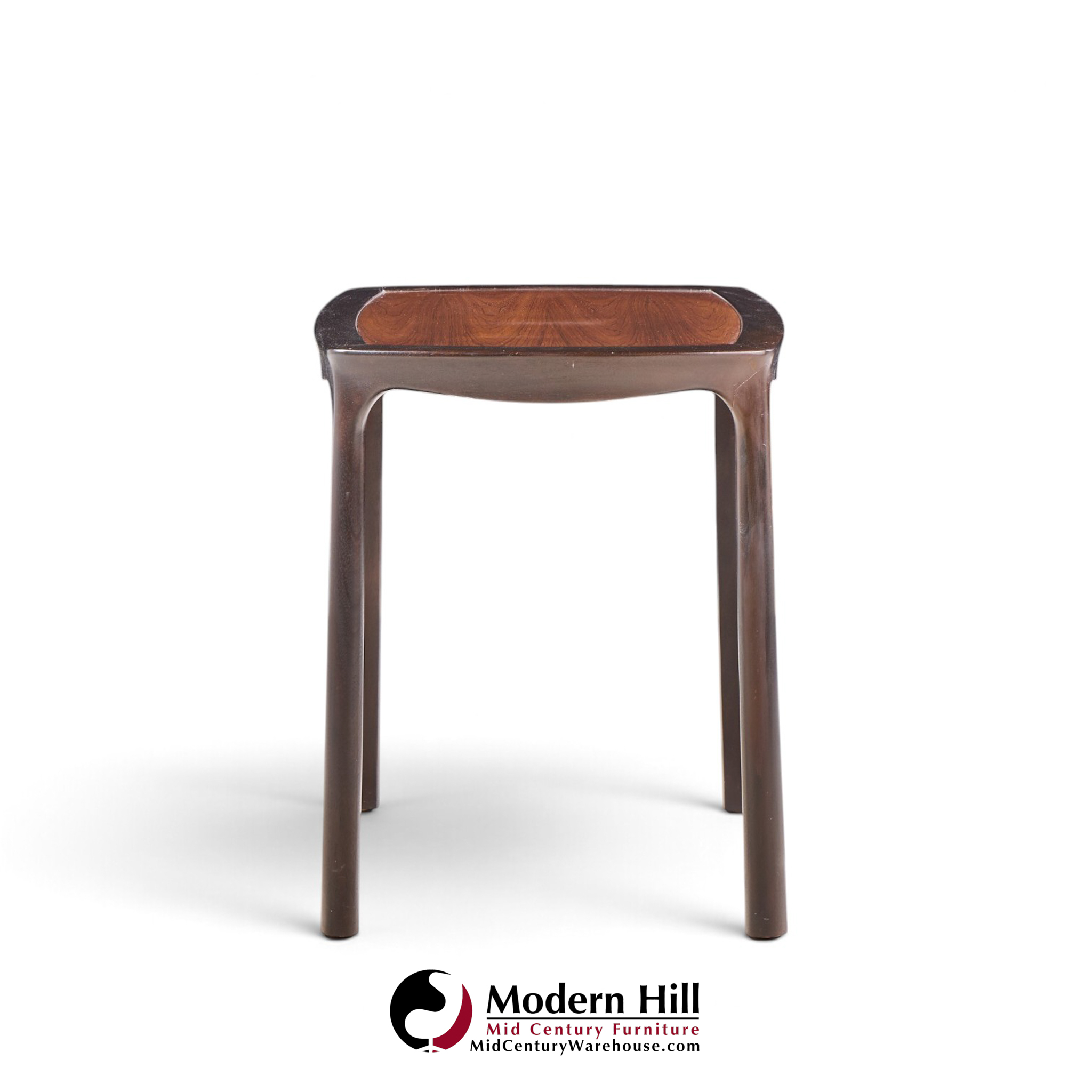edward wormley for dunbar mid century rosewood side end tables - pair