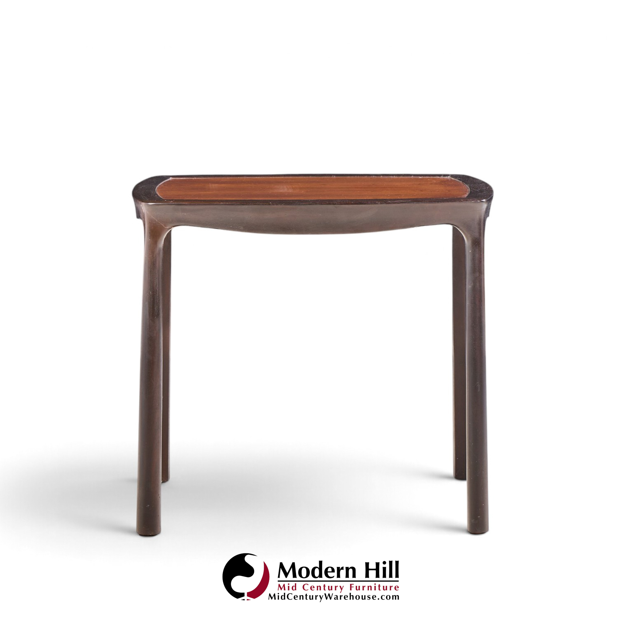 edward wormley for dunbar mid century rosewood side end tables - pair