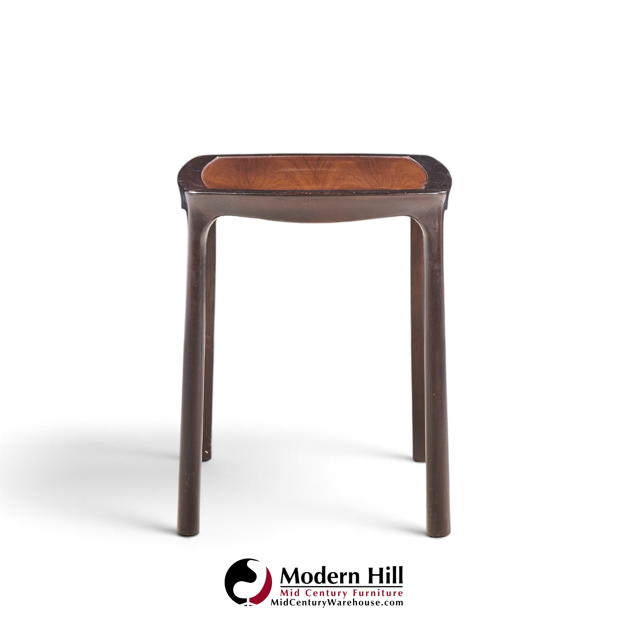 edward wormley for dunbar mid century rosewood side end tables - pair