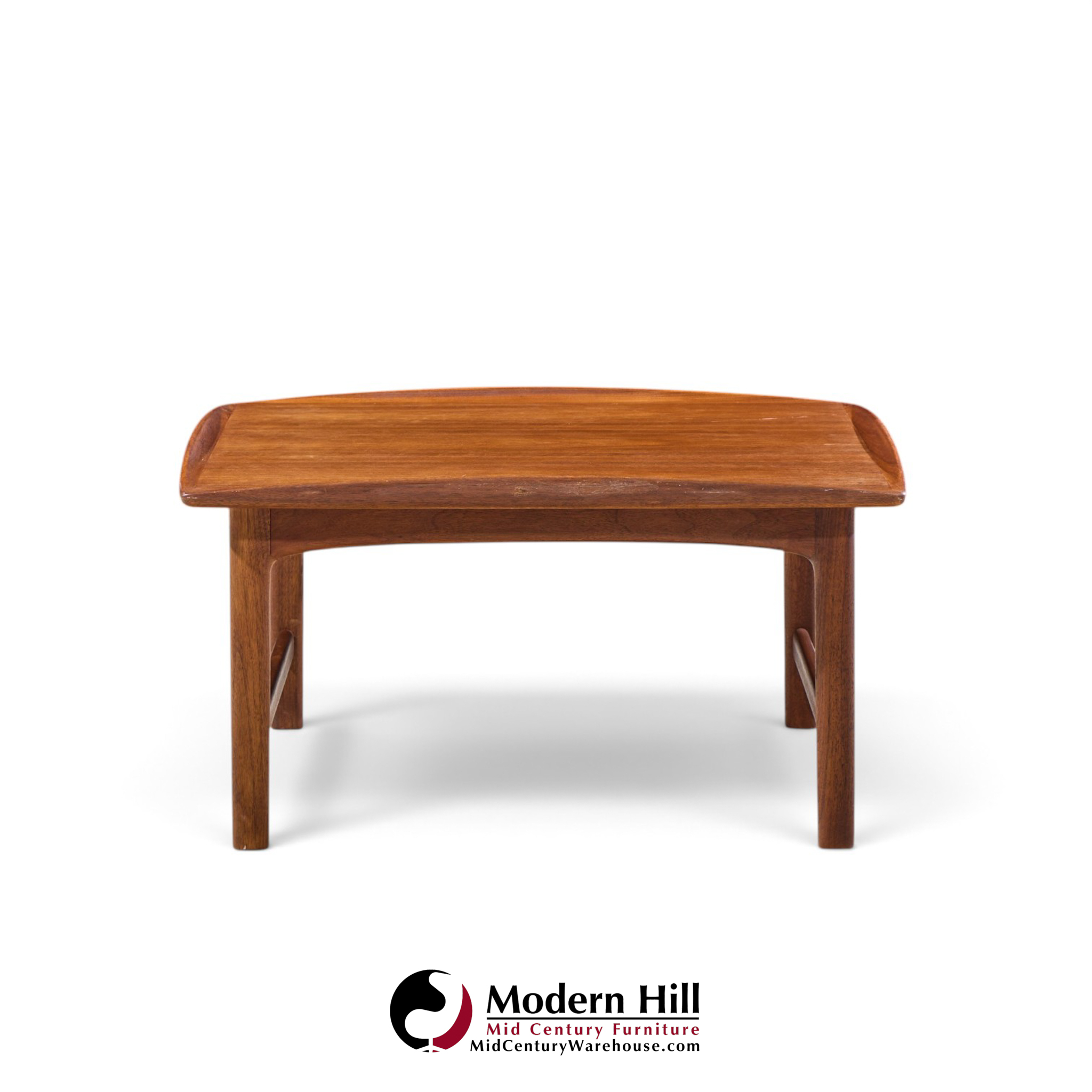 folke ohlsson for dux mid century swedish teak side end tables - pair