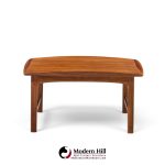 folke ohlsson for dux mid century swedish teak side end tables - pair