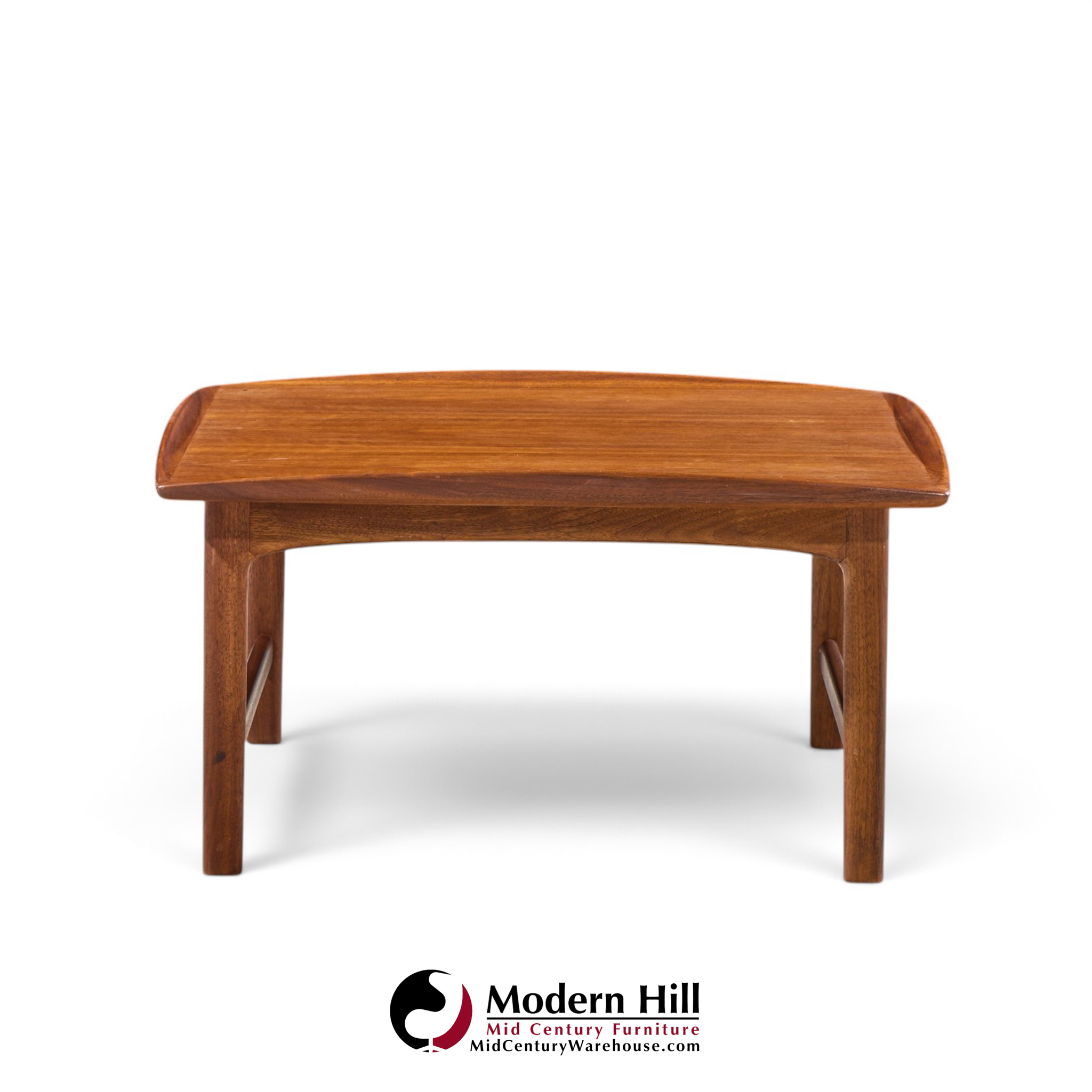 folke ohlsson for dux mid century swedish teak side end tables - pair