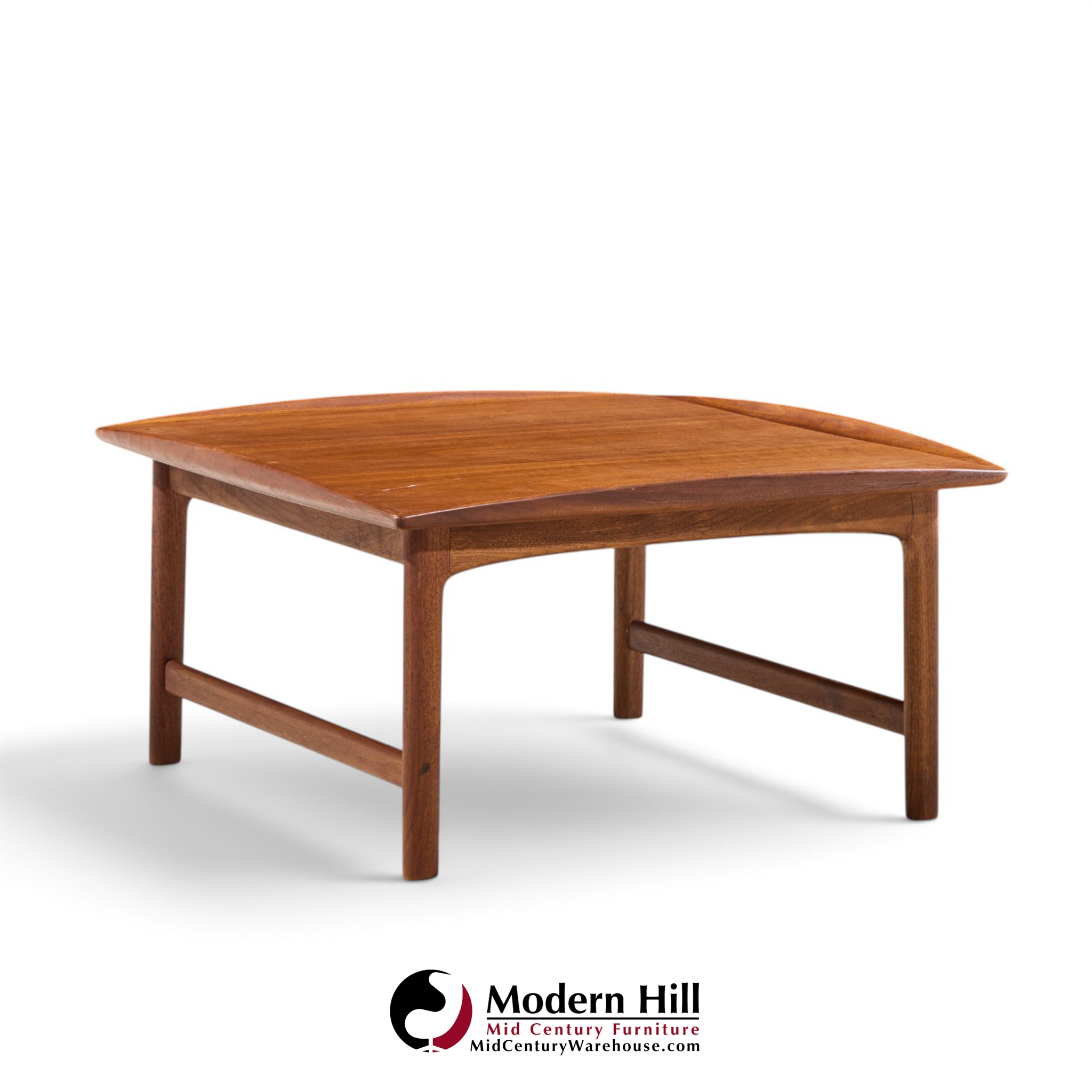folke ohlsson for dux mid century swedish teak side end tables - pair