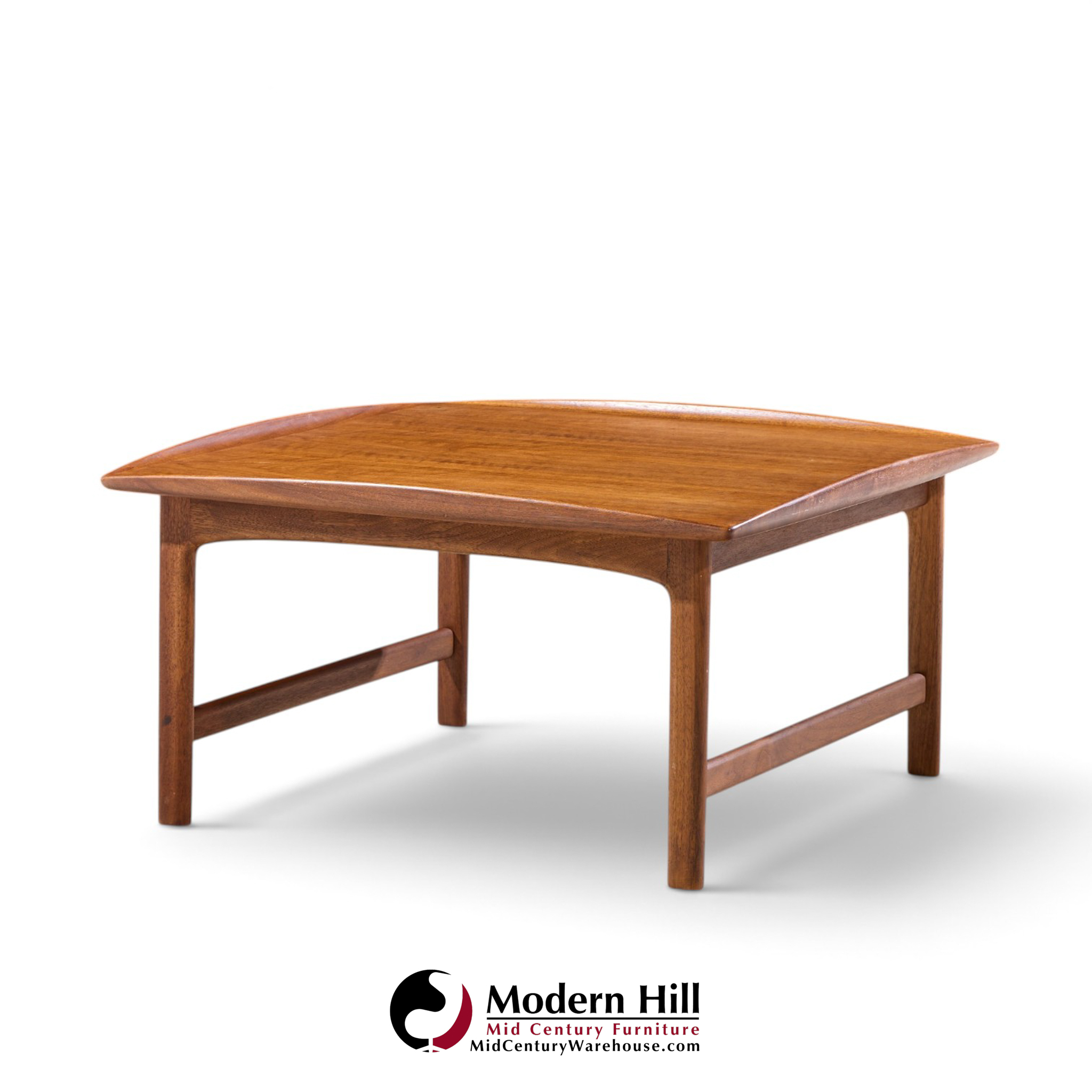 folke ohlsson for dux mid century swedish teak side end tables - pair