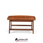 folke ohlsson for dux mid century swedish teak side end tables - pair