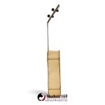 frederick weinberg mid century black wire and parchment guitar lamp