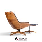 george mulhauser for plycraft mr chair mid century lounge chair and ottoman