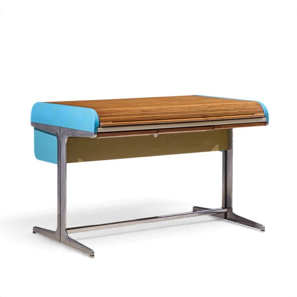 george nelson for herman miller action office mid century rolltop desk