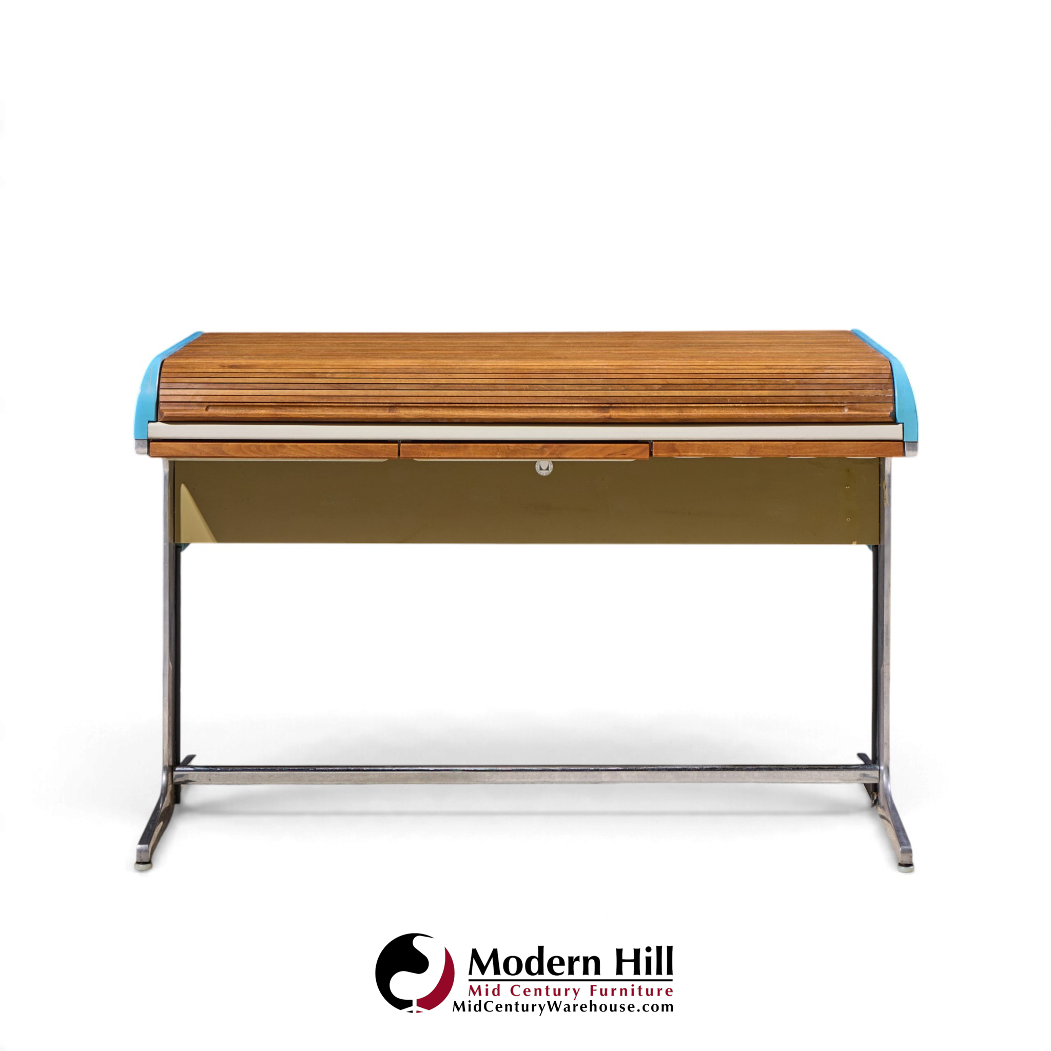 george nelson for herman miller action office mid century rolltop desk