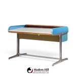 george nelson for herman miller action office mid century rolltop desk
