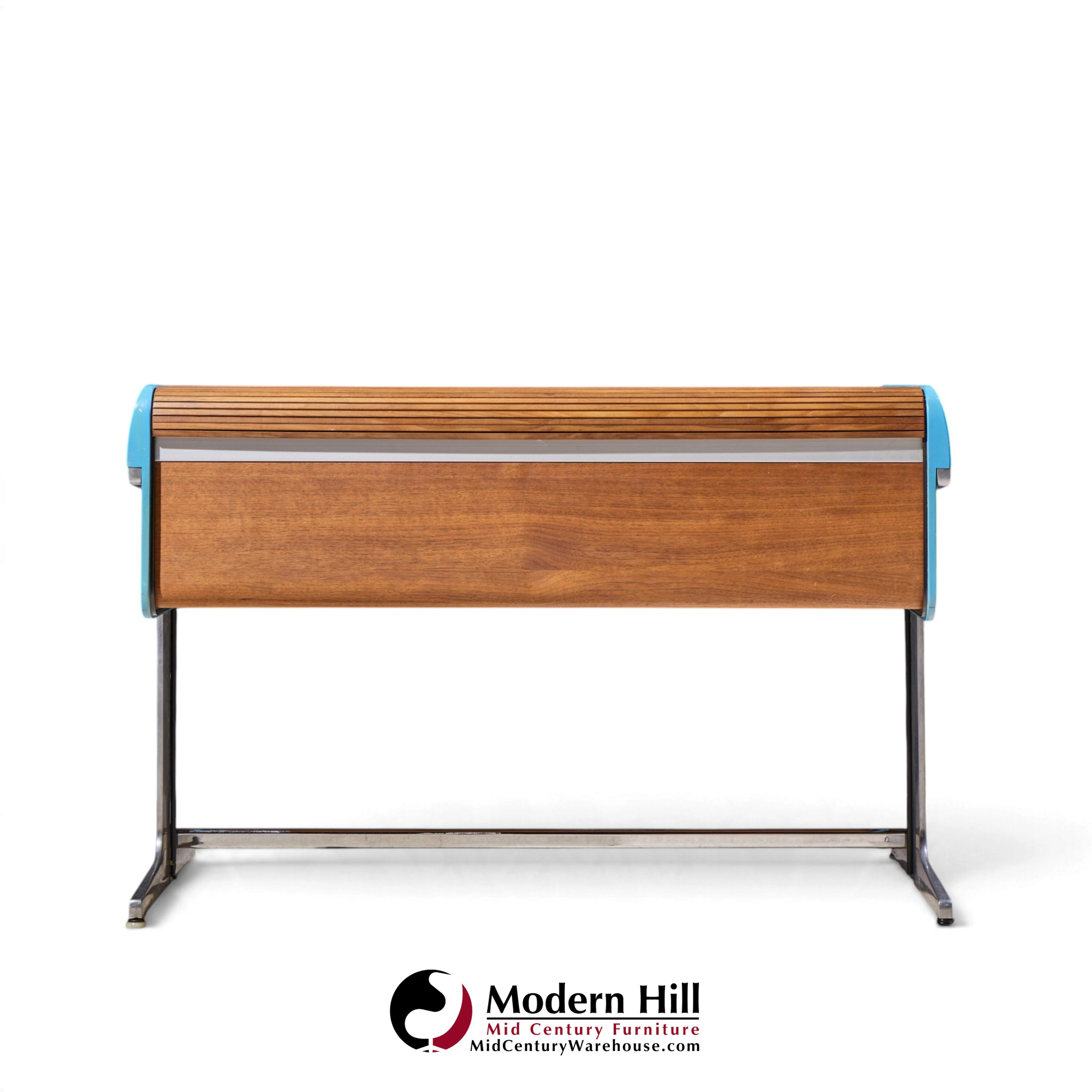 george nelson for herman miller action office mid century rolltop desk