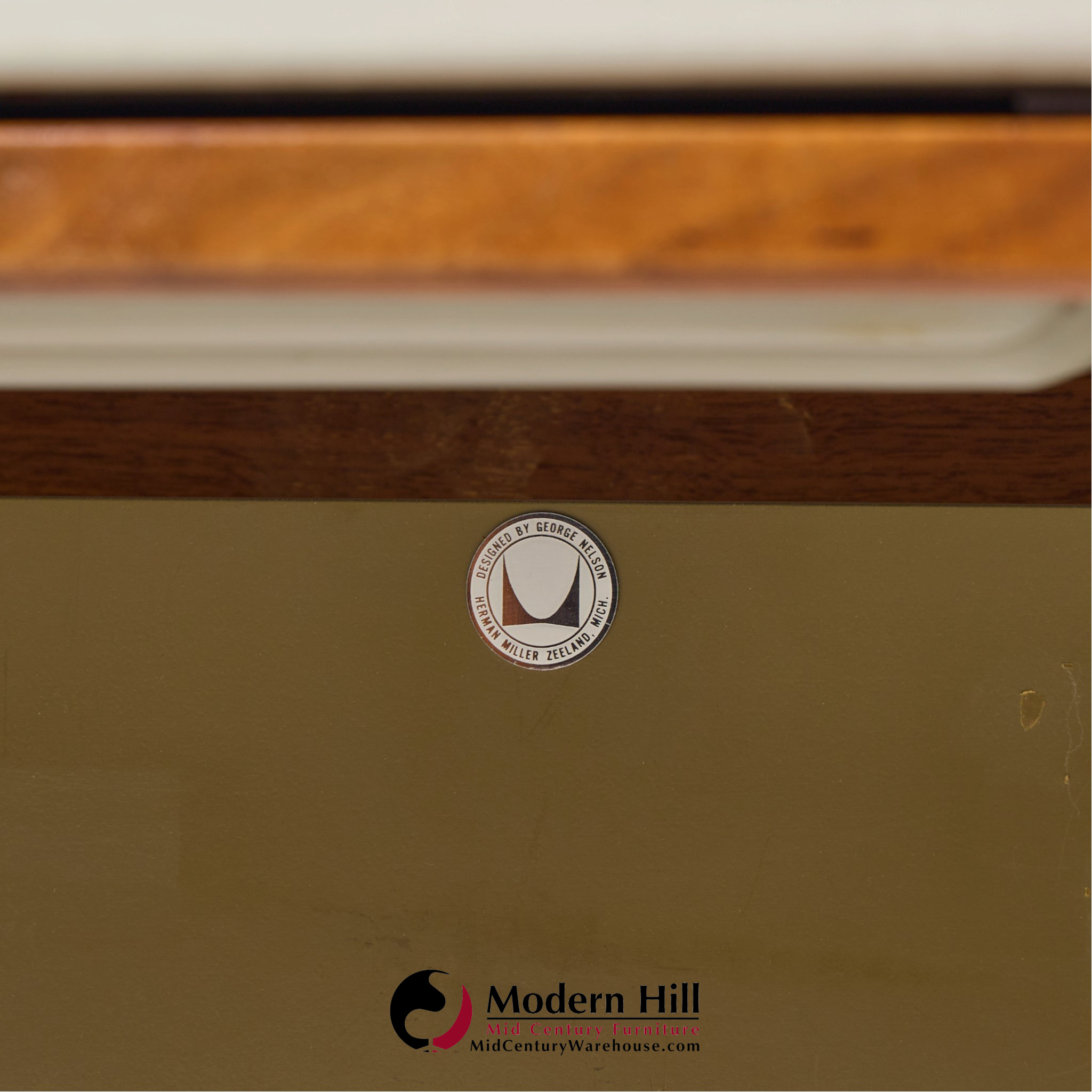 george nelson for herman miller action office mid century rolltop desk