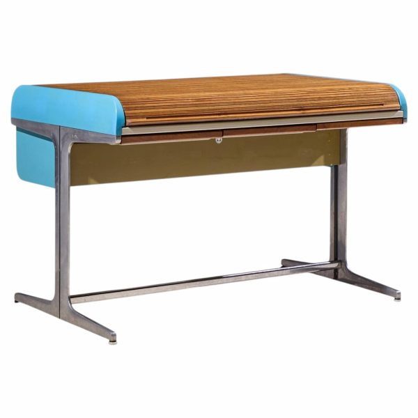 george nelson for herman miller action office mid century rolltop desk