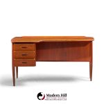 göran strand mid century swedish teak boomerang desk