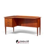 göran strand mid century swedish teak boomerang desk