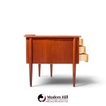 göran strand mid century swedish teak boomerang desk