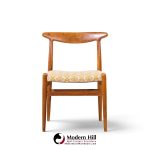 hans wegner for madsen mid century dining chairs - set of 6