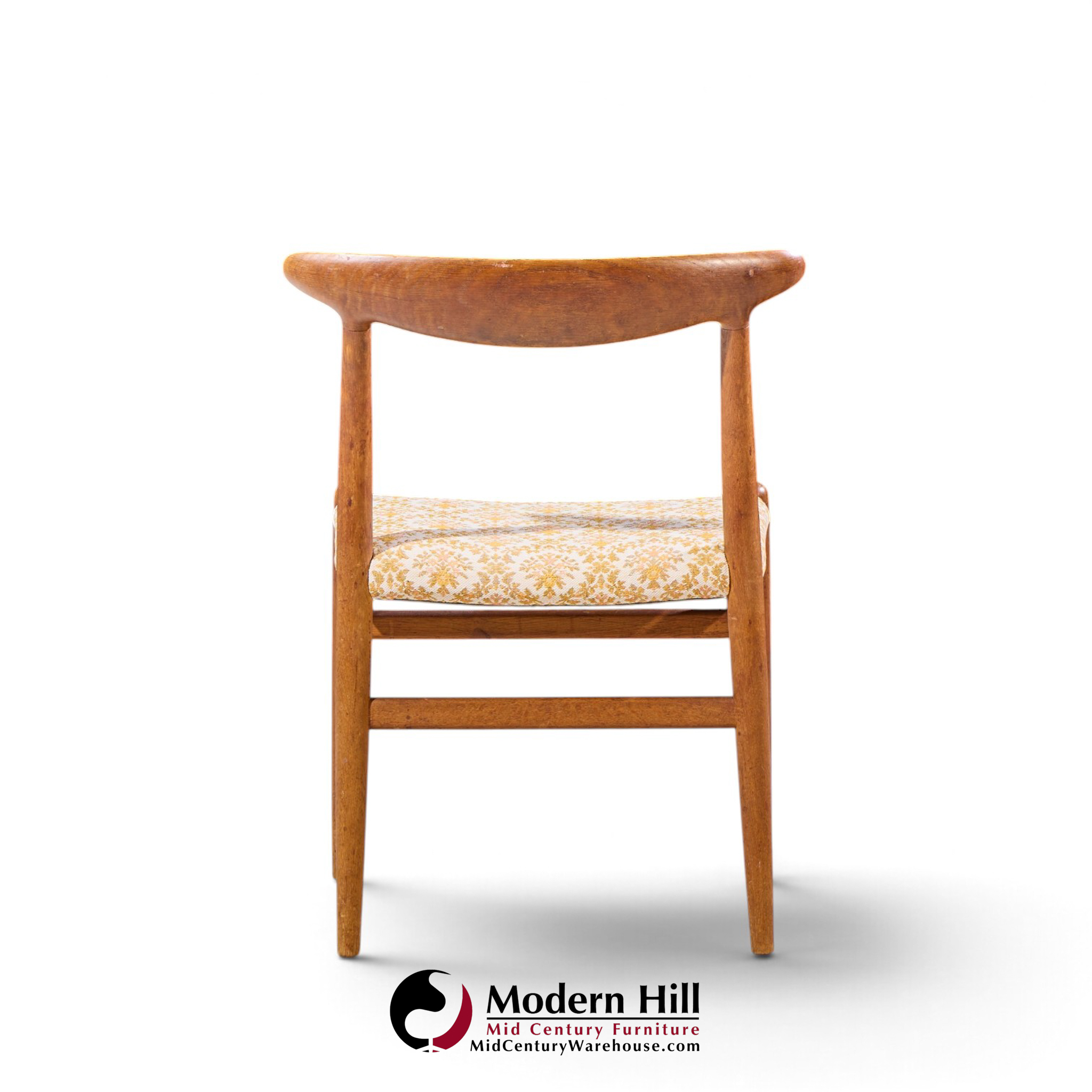 hans wegner for madsen mid century dining chairs - set of 6