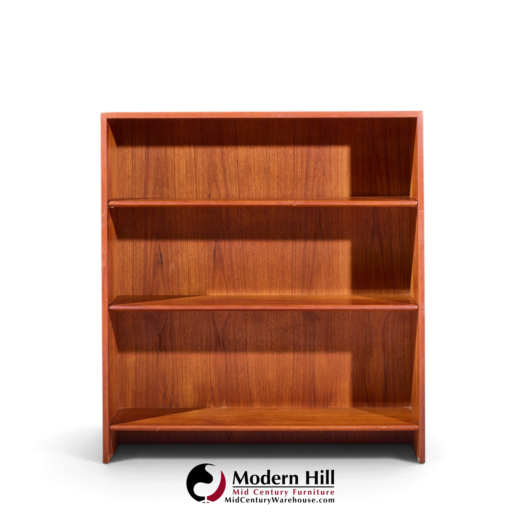 hans wegner for ry møbler ry-100 mid century danish teak bookcase shelf
