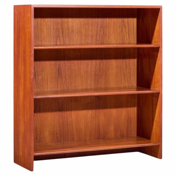 hans wegner for ry møbler ry-100 mid century danish teak bookcase shelf