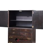 heywood wakefield contessa mid century armoires - pair