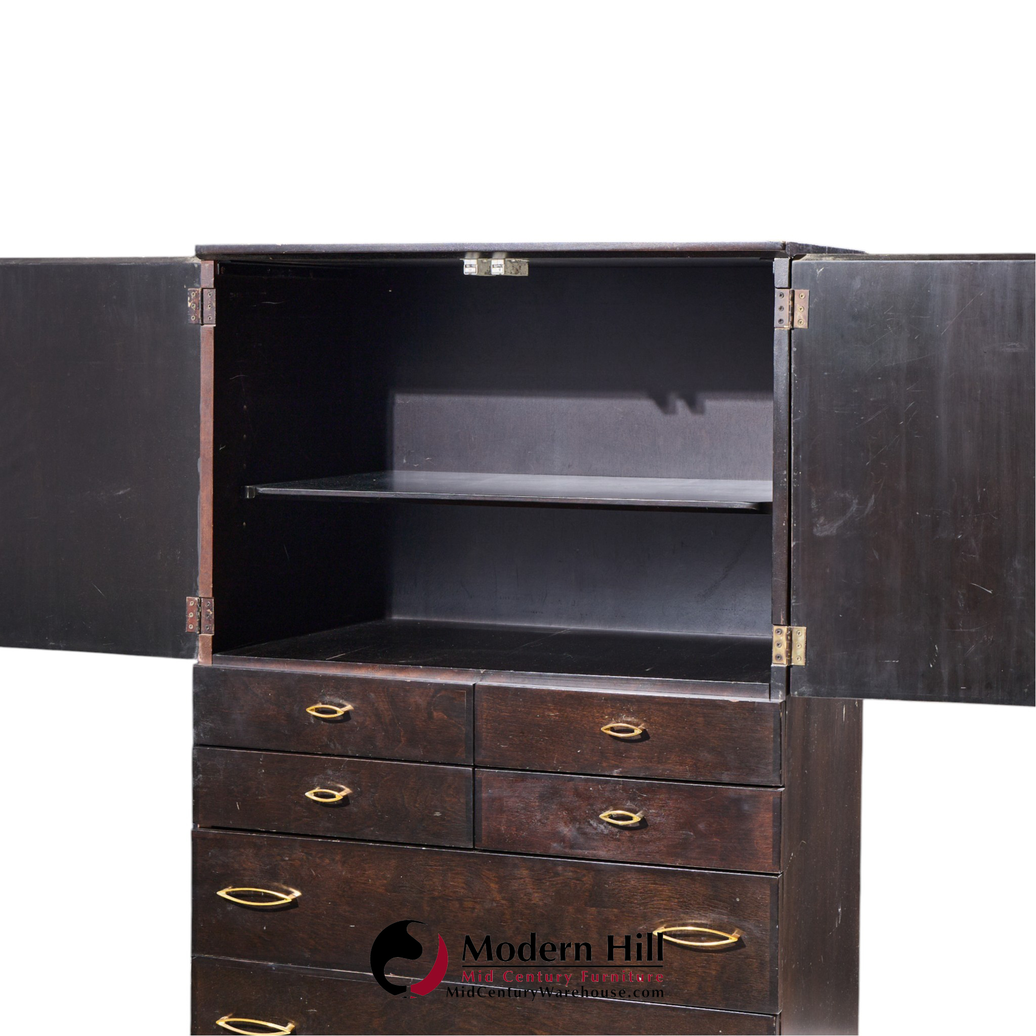 heywood wakefield contessa mid century armoire