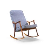 ingmar relling for westnofa mid century danish teak rocking chair