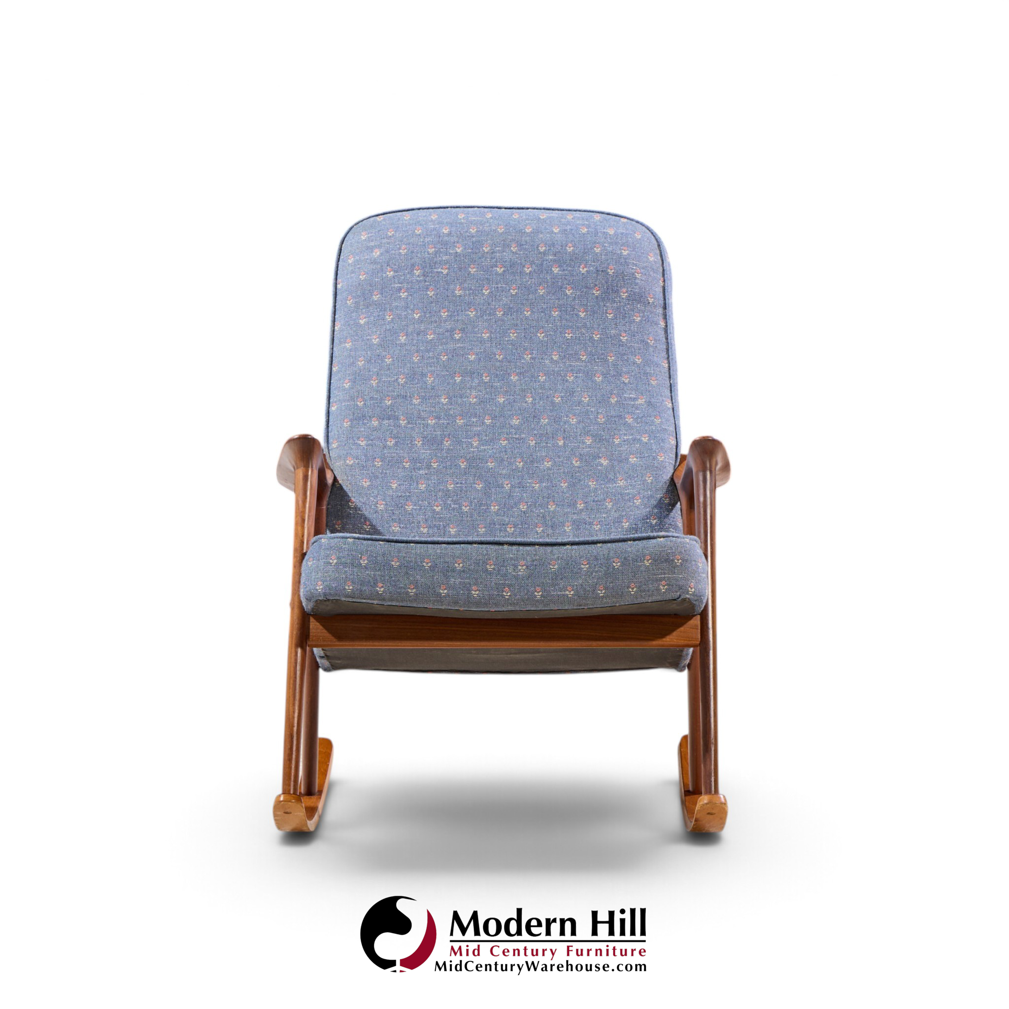 ingmar relling for westnofa mid century danish teak rocking chair