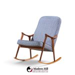 ingmar relling for westnofa mid century danish teak rocking chair